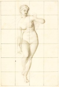 Vénus guidant Eneas et les Troyens vers le rivage latin (étude de Vénus)