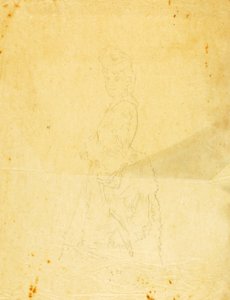 Jeune femme en robe d