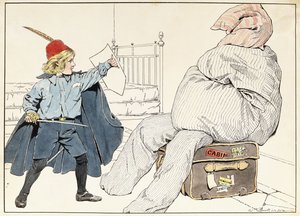 Le chevalier errant repoussant son ennemi - William Parkinson