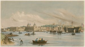 Greenwich et le Dreadnaught, c.1840 - William Parrott