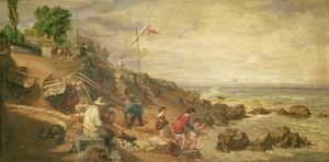 Vue sur mer, île de Wight, 1865