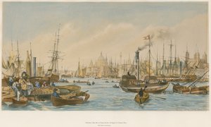 La piscine, en direction du pont de Londres - William Parrott