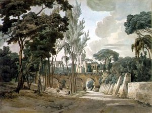 Anciens aqueducs près de Capodichino, Naples, 1780-1782 - William Pars