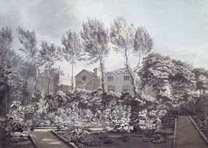 Le jardin à Strawberry Hill, vers 1780