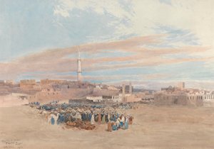 La place du marché, Tanta, Égypte - William Paton Burton