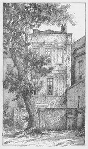 Maison de Milton à Petty France, vers 1897 - William Patten