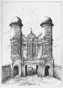 La porte de King Street, Westminster, démolie en 1723