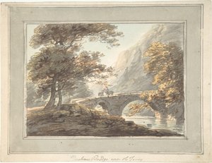 Pont de Denham sur le Tavy, 1780-1830 - William Payne