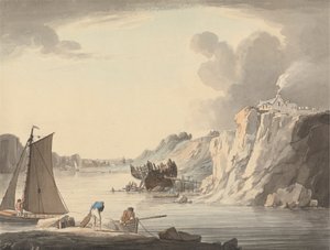 Entrée de Stonehouse Creek, entre Plymouth et Dock, Devon - William Payne