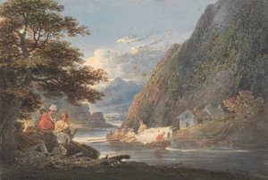 Sur la rivière Tivy, près de Cardigan, Pays de Galles - William Payne