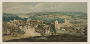 Jedburgh depuis une hauteur