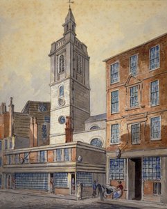 Vue de St Dionis Backchurch, City of London