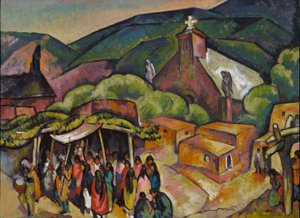 Jour de fête : San Juan Pueblo - William Penhallow Henderson