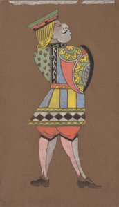 Le valet de cœur (conception des costumes pour Alice au pays des merveilles) - William Penhallow Henderson