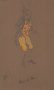 Costume du Lièvre de Mars pour Alice au Pays des Merveilles, 1915 - William Penhallow Henderson