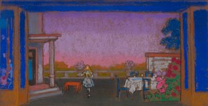 Le jardin du lièvre de mars (décor d
