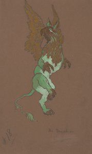 Costume de Gryphon pour Alice au Pays des Merveilles - William Penhallow Henderson