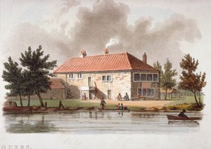 La Taverne Mitre sur le canal de Paddington, Londres, vers 1810 - William Pickett