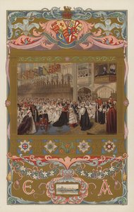 Le mariage du futur roi Édouard VII et de la reine Alexandra, à la chapelle Saint-Georges, Windsor, le 10 mars 1863