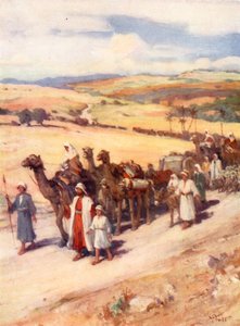 Jacob retournant à Canaan, Genèse xxxi - William Pratt