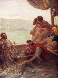 Le Matin par la mer de Tibériade, Jean xxi, 4-6 - William Pratt