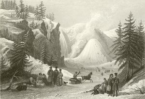 Chute et Cône de Montmorency, près de Québec