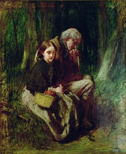 Petite Nell et son grand-père dans le bois - William Quiller Orchardson