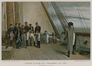Napoléon à bord du HMS Bellerophon