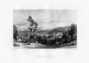 Vue de Norbury, Surrey, XIXe siècle - William Radclyffe