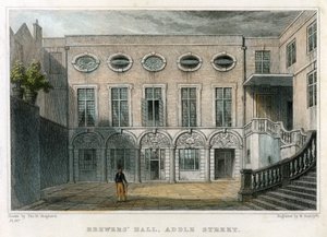 Brewers Hall, Addle Street, City of London, 1831 - William Radclyffe