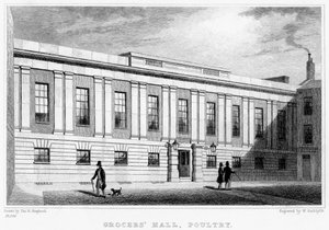 Grocers Hall, Poultry, Londres, 19e siècle - William Radclyffe