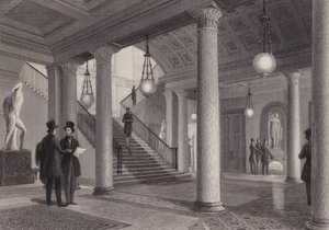 Salle du Club Athenaeum, Westminster, Londres (gravure) - William Radclyffe