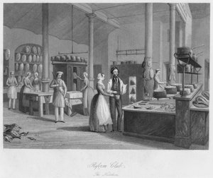 Reform Club. La cuisine, vers 1841 - William Radclyffe
