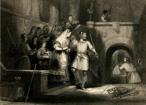 Sauvetage de la comtesse De Burgh, du château de Montgomery, 1836 - William Radclyffe
