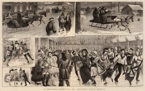 Un carnaval de patinage à Halifax, Nouvelle-Écosse - William Ralston