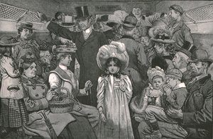 Venir voir le cortège du couronnement, 1902 - William Ralston