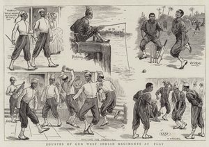Zouaves de nos régiments antillais en jeu
