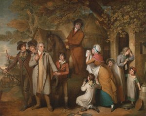Le sévère intendant, ou le locataire malheureux - William Redmore Bigg