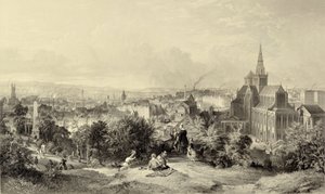 Glasgow depuis la Nécropole - William Richardson