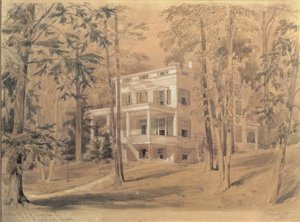 La maison de John James Audubon, New York - William Rickarby Miller