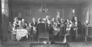 Le Pudding de Noël, vers 1860 - William Ridgway