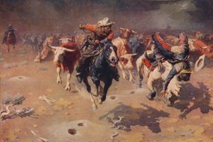 La Débandade, vers 1912 - William Robinson Leigh