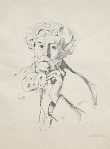 Edmond de Goncourt, 1897 - William Rothenstein