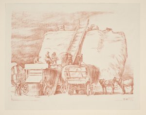 Chariots de foin - William Rothenstein