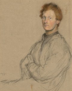 Portrait de Charles Haselwood Shannon (1863-1937) - William Rothenstein