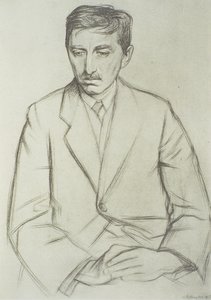 Portrait de E.M. Forster (1879-1970) - William Rothenstein