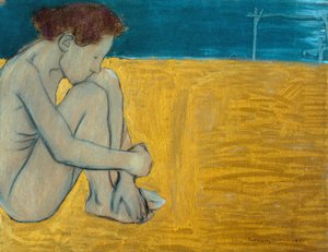 Femme Nue Assise - William Rothenstein