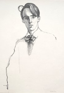 William Butler Yeats, 1898 - William Rothenstein