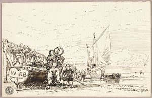 Scène portuaire