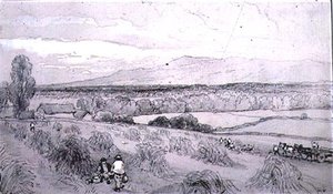 Scène de récolte - William Roxby Beverly